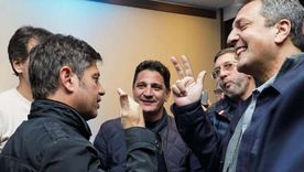 Sergio Massa y Axel Kicillof en el centro de la interna peronista.