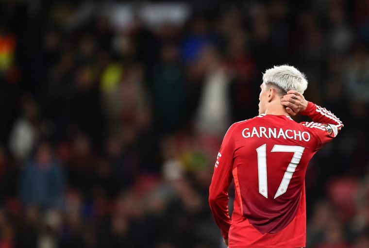 Garnacho es parte de una de las peores campañas en la historia del United. Foto: EFE