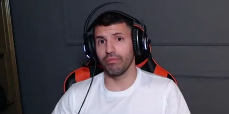 El Kun y su reacción al gol del Culé.