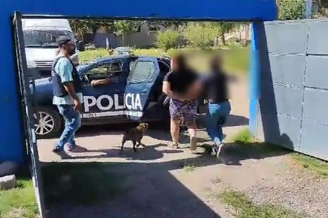 El despliegue policial permitió la detención de ocho personas vinculadas al narcotráfico. Foto: Prensa Gobierno de Mendoza