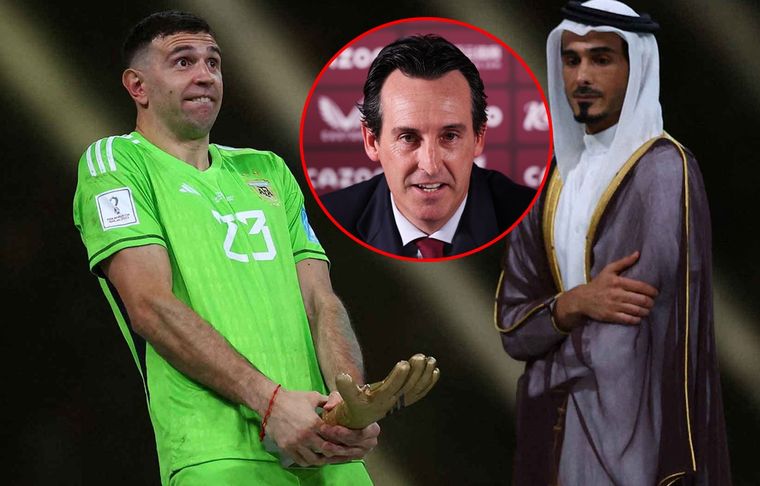 El técnico del Aston Villa habló de las polémicas celebraciones del Dibu Martínez.