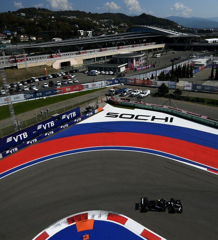 Rusia también afuera del calendario de la Fórmula 1. Foto: F1