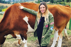 Ignacia Uribe dejó su trabajo para dedicarle tiempo completo a la difusión de información vegana y vegetariana. Hoy vive de eso. Foto: Ignacia Uribe