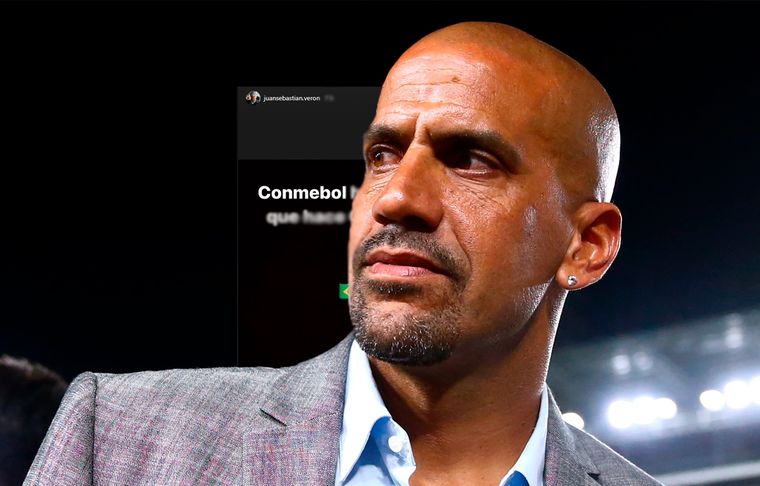 Juan Sebastián Verón El durísimo posteo de Verón contra la Conmebol.