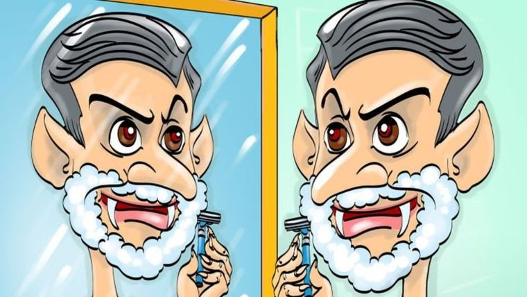 Acertijo visual, reto visual, baño