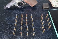 Las armas halladas en el lugar Foto: Prensa Ministerio de Seguridad Las armas halladas en el lugar Foto: Prensa Ministerio de Seguridad