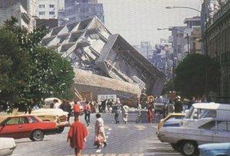 Trágicas imágenes del terremoto.