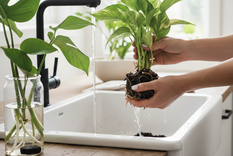 Plantas que necesitan poca luz y riego.