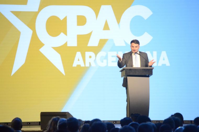 Agustín Romo en CPAC Foto: Juan Mateo Aberastain