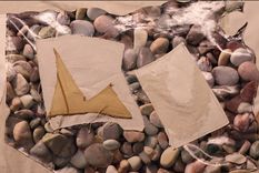 Orden de requechos entre luciérnagas y cigarros o paisaje informalista, obra de Lionti (2019) Foto: Gentileza Renata Figueroa