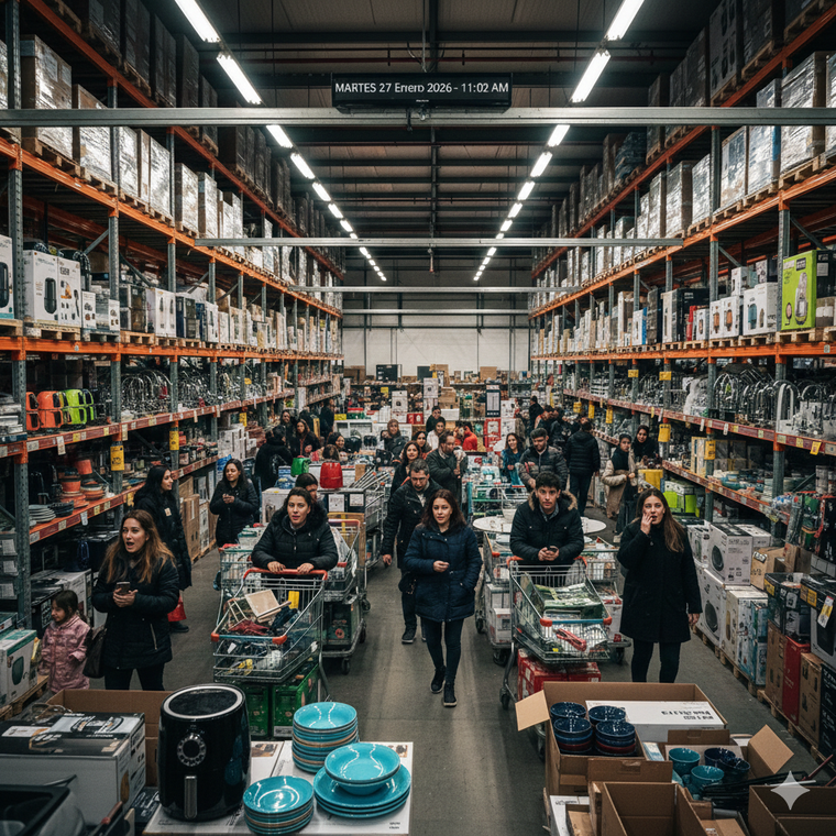 Imperdible para comprar de todo. Fuente: IA Gemini, imagen ilustrativa.