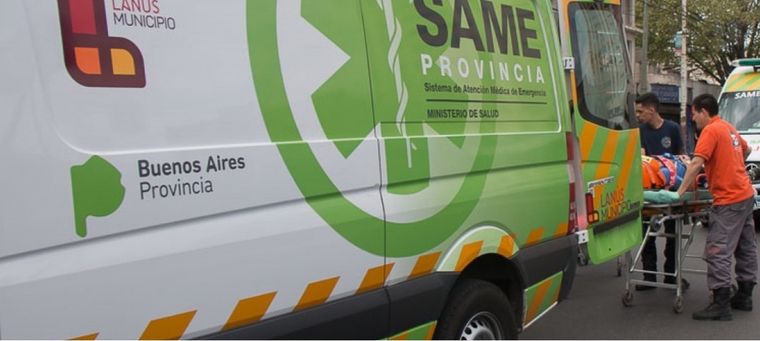 Crimen de Morena El servicio de emergencias habría llegado unos 40 minutos después del hecho Foto: Municipalidad de Lanús