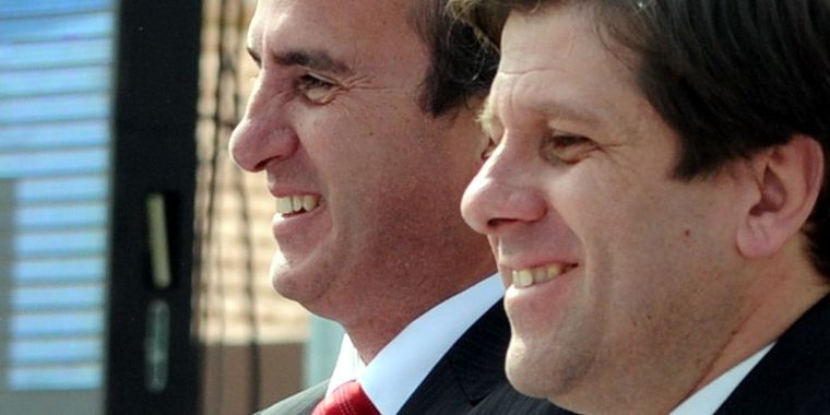 Pérez y Costa buscan ayuda financiera para la provincia. Foto: Pachy Reynoso/MDZ