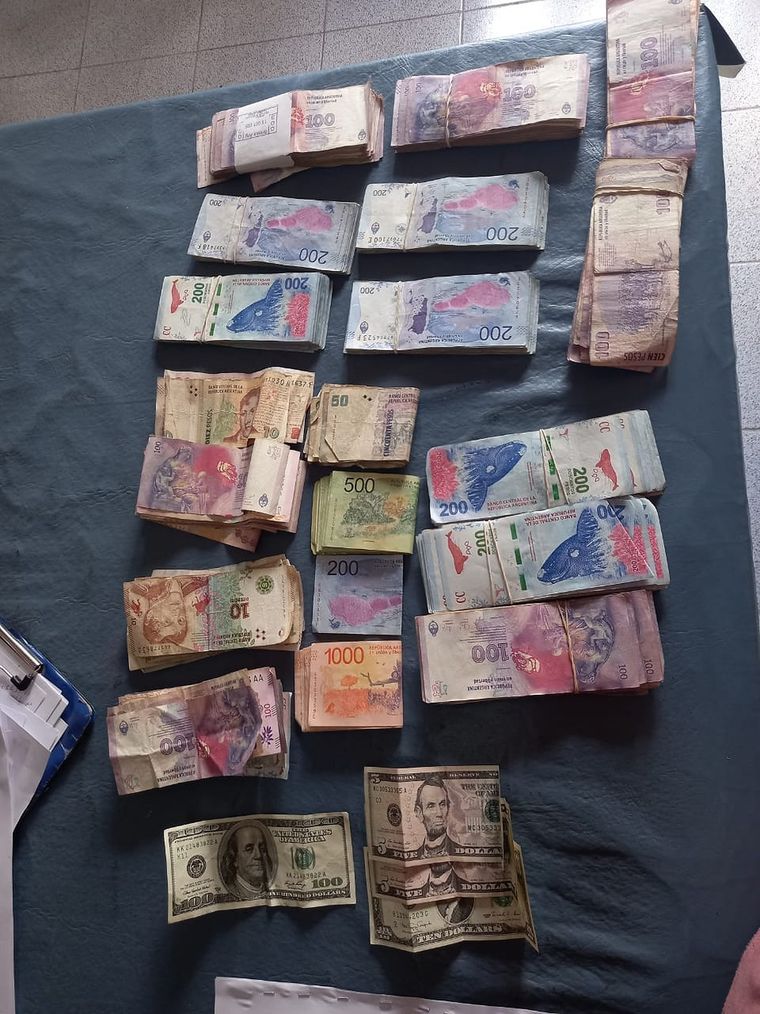 El botín que les encontraron a los sospechosos