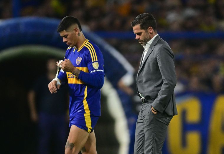 Rojo conto la charla que tuvo con gago en la previa del Superclásico. Foto: Fotobaires