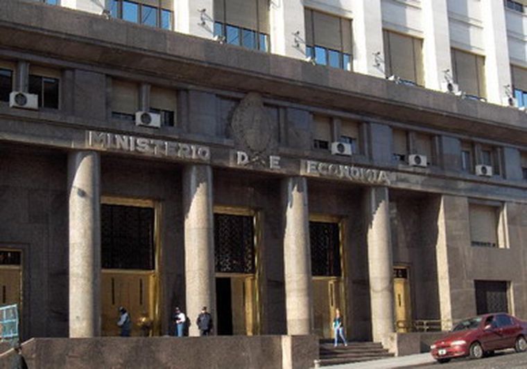 Sede del Ministerio de economía de la Nación.