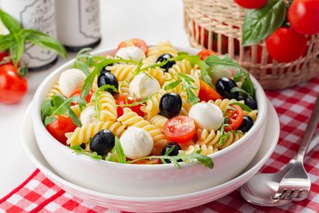 Ensalada de pasta. Imagen ilustrativa.