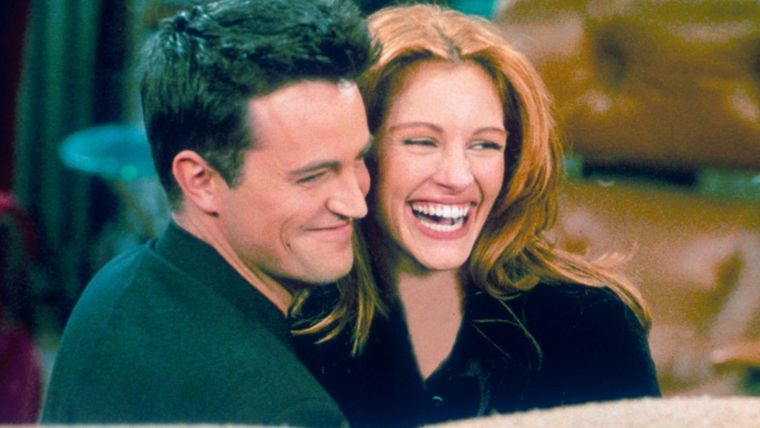 ?Julia Roberts y Matthew Perry se conocieron en el set de Friends.? Foto: Archivo