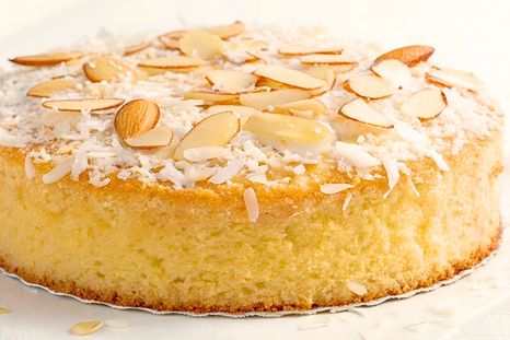 Torta saludable de coco, una receta deli, sin azúcar ni gluten