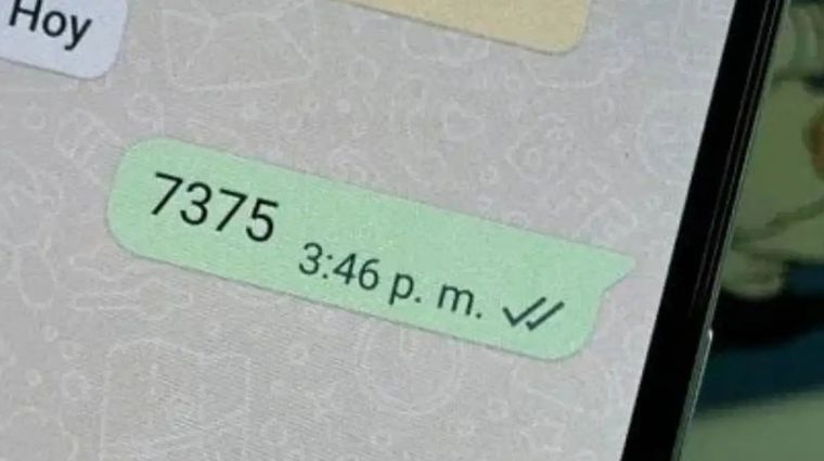 Lejos de ser un intento de hackeo, 7375 es una clave emocional que significa “gracias por hacerme feliz”. Lejos de ser un intento de hackeo, 7375 es una clave emocional que significa “gracias por hacerme feliz”.