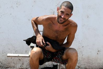 MDZol | Pereg Gil Pereg sigue sosteniendo que es un gato salvaje. Pero esta vez dialogó con el juez. Foto: Télam