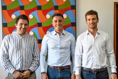 Ignacio Conte, Marcos Calvente y Mauricio Rulo Iglesias. Foto: Municipalidad de Guaymallén