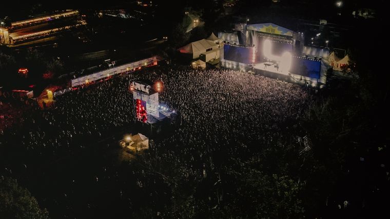 El Festival Buena Vibra reunió una multitud en Ciudad Universitaria Foto: Gentileza prensa Festival Buena Vibra