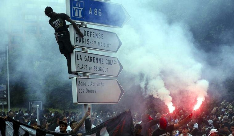 Francia protestas Francia vive el caos en todo el país. Foto: Efe.