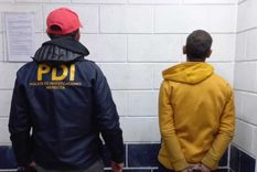 El acusado, a minutos de ser detenido Foto: Ministerio de Seguridad El acusado, a minutos de ser detenido Foto: Ministerio de Seguridad