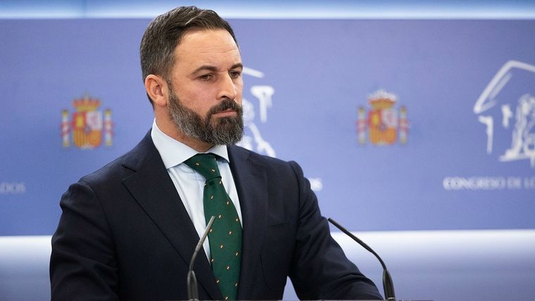 Santiago Abascal usó el gentilicio tucumano como insulto Foto: Santiago Abascal, líder de Vox.