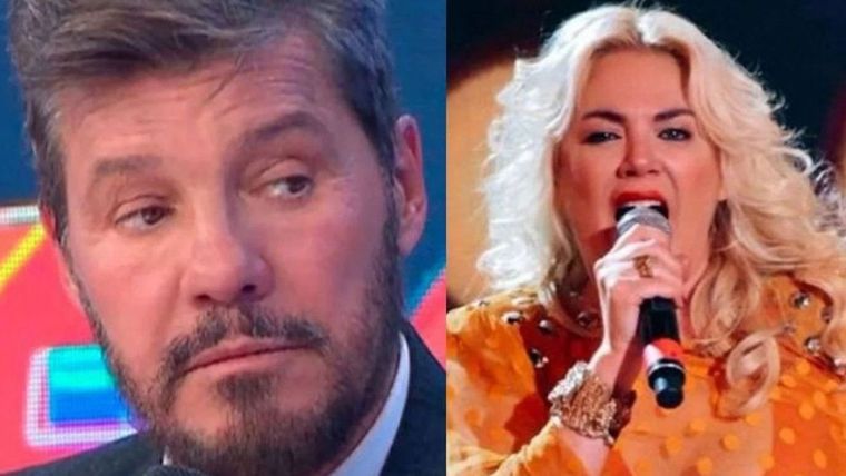 Marcelo Tinelli y Esmeralda Mitre