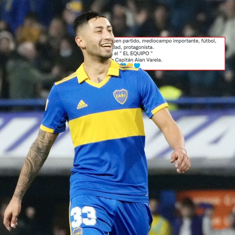 Varela fue la figura de Boca ante Estudiantes y Ribolzi aseguró que será capitán en un futuro.
