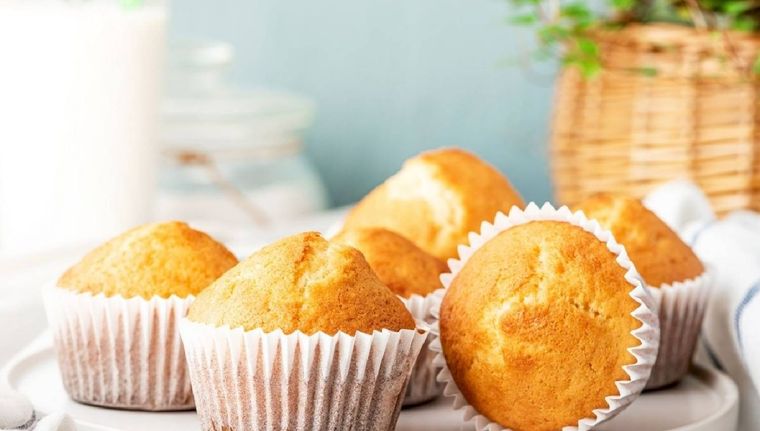 Cómo hacer muffins de vainilla en pocos y sencillos pasos (Shutterstock).