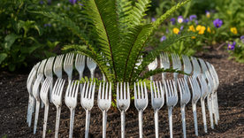 Un truco viral para el jardín. Un truco viral para el jardín.