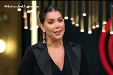 A Wanda Nara se le escaparon unas lagrimas al final del programa. Foto: Captura TV.