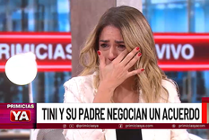 La periodista no pudo contener la emoción.