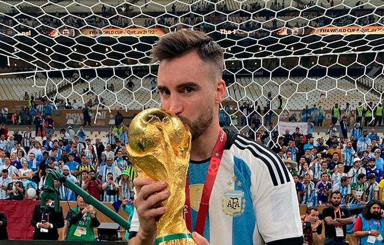 Nicolás Tagliafico El corte de pelo de Tagliafico y una promesa cumplida.