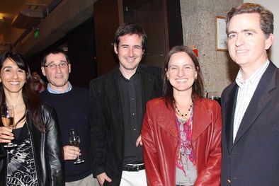 MDZol | Mónica Camaño -gerente de Marketing de la bodega Trivento-, junto a Pedro Jiménez, Felipe Rossel, Verónica de Ríos y Sebastián Ríos. Foto: Gentileza