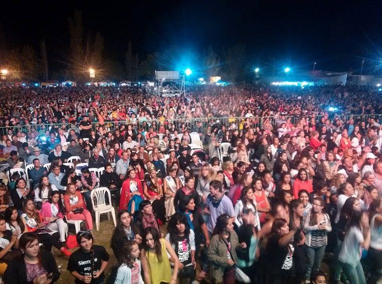 Predio del Festival del Cosechador en Gustavo André.