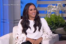 Meghan Markle en la entrevista con Ellen. Captura de pantalla de Youtube.