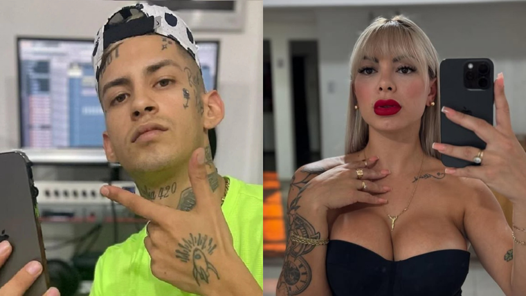 La nueva conquista de L-Gante. Foto: Archivo MDZ / Instagram: @_clericuzio_