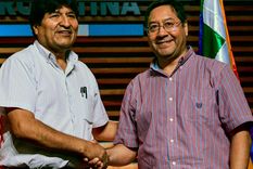 Evo Morales y Luis Arce, antiguos aliados, terminaron por distanciarse. Evo Morales y Luis Arce, antiguos aliados, terminaron por distanciarse.