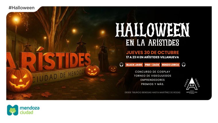 Halloween en la Arístides será el 30 de octibre. 