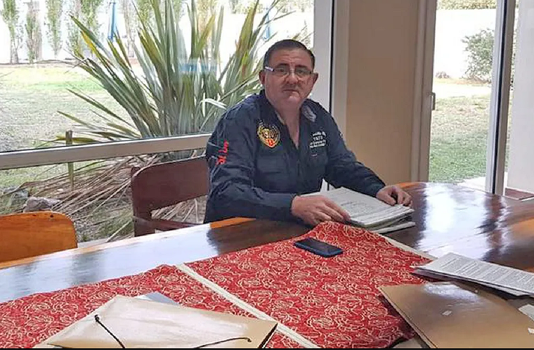 El hombre atacado a balazos. Foto: Tribuna de Río Tercero.