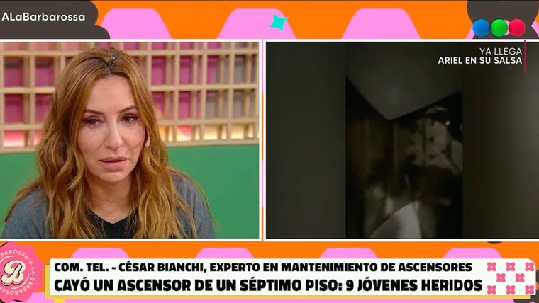 La panelista revivió la muerte de su gata en un ascensor. La panelista revivió la muerte de su gata en un ascensor.