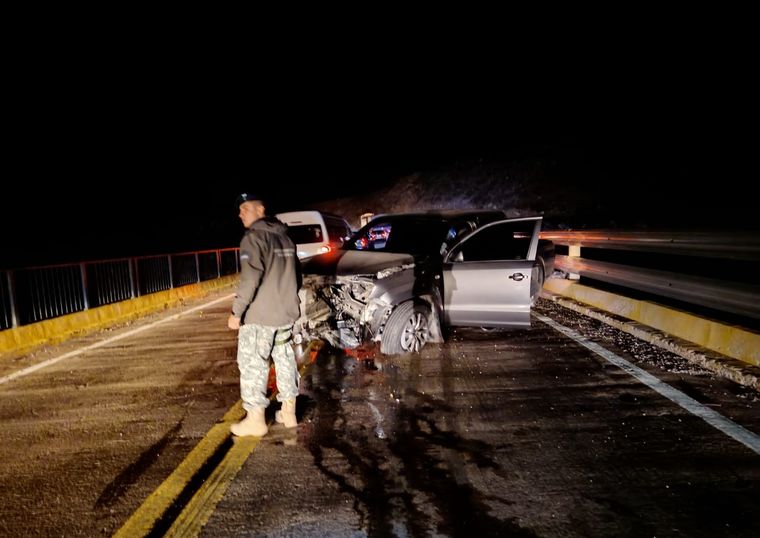Así quedó la Volkswagen Amarok siniestrada. Foto: Gentileza.