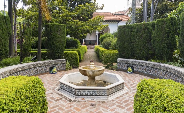 El característico jardín del Museo Larreta formará parte de la exposición especial que organizó el Gobierno de la CABA Foto: GCBA