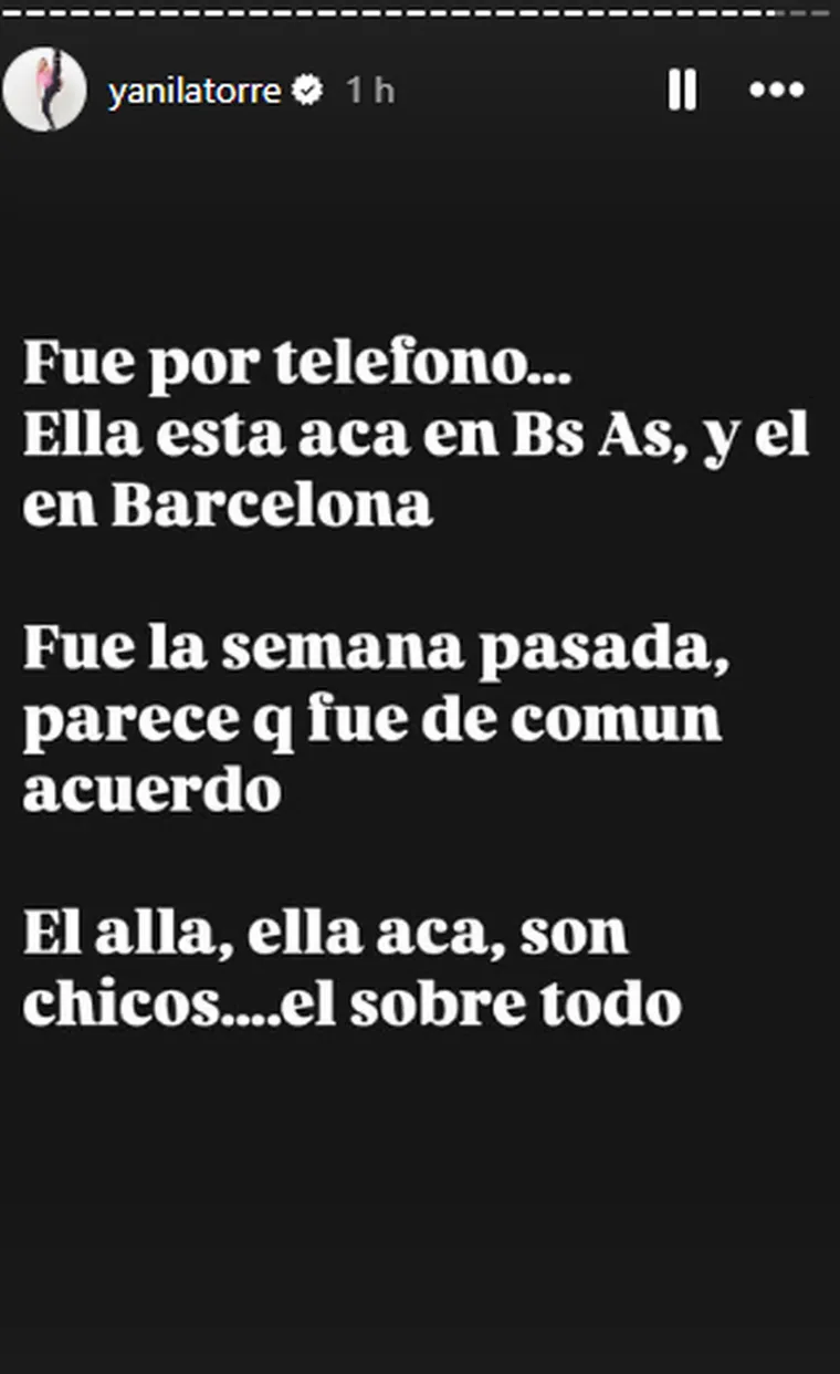 Yanina Latorre dio detalles de la separaci&oacute;n.