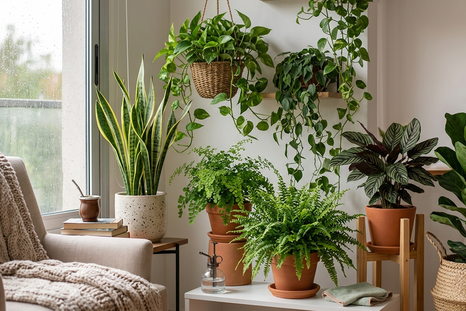 Las mejores plantas para el interior en invierno. Fuente: IA Gemini. Las mejores plantas para el interior en invierno. Fuente: IA Gemini.