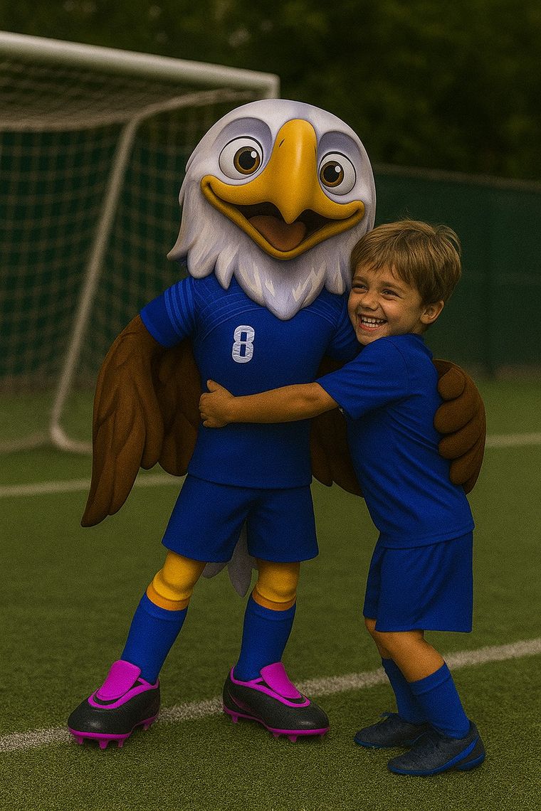 Clutch, es un águila calva que encarna a USA. Clutch, es un águila calva que encarna a USA.